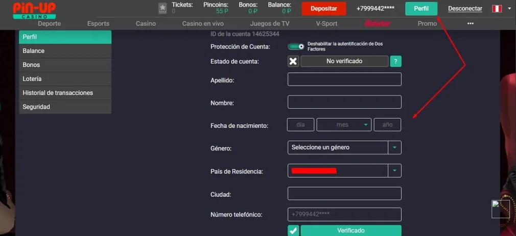 verificación de perfil identificación de perfil